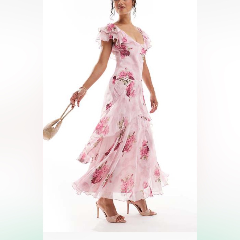 Floral print dress